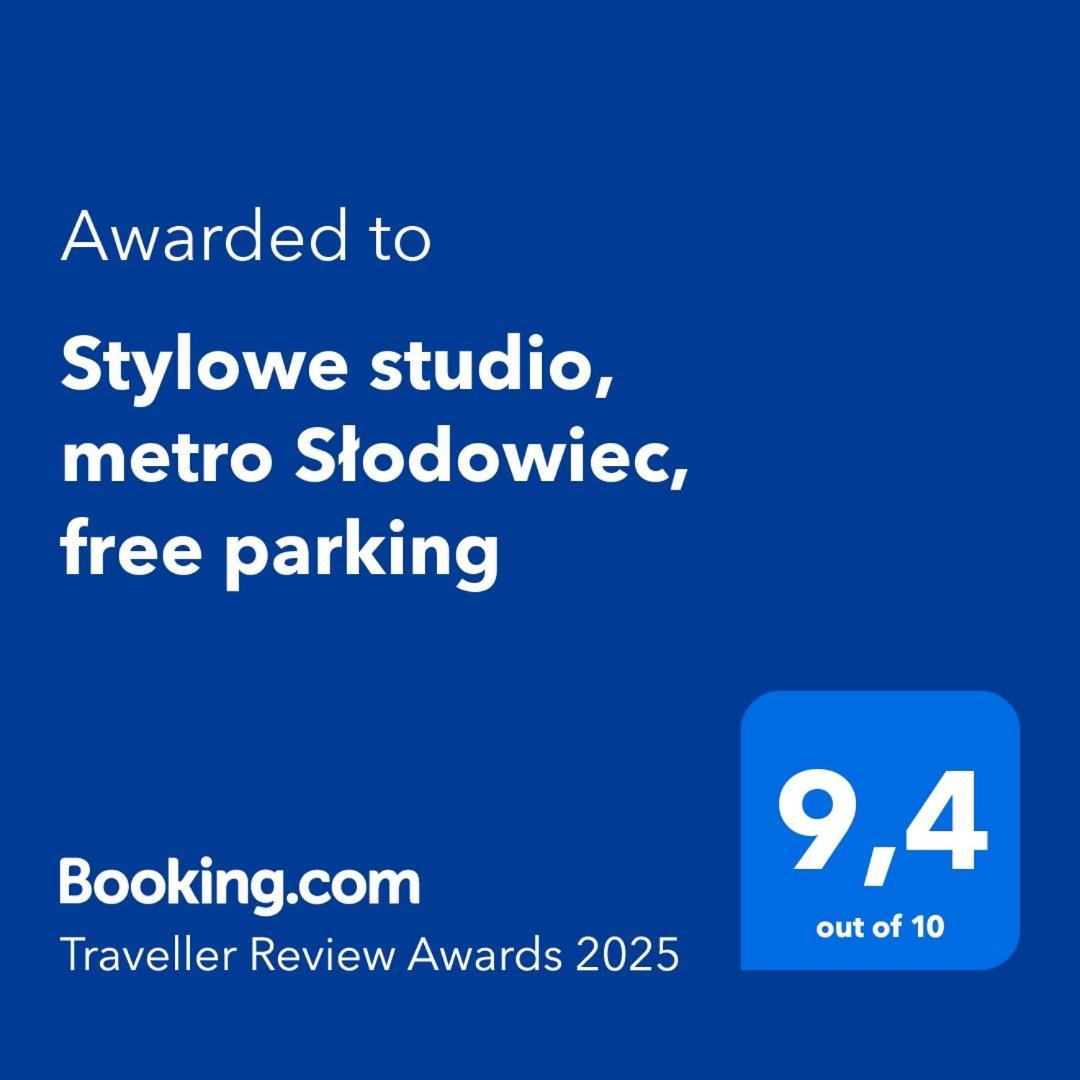 Stylowe Studio Krzemieniecka, Metro Slodowiec, Free Parking By Cosmo Spirit Varsovia Exterior foto